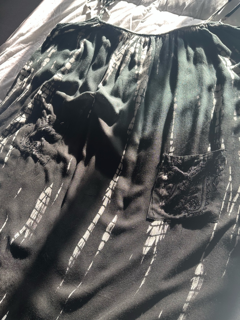 Tie-Dye Cover Up with Fringe OSFA - Picture 10 of 10